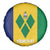 Custom Saint Vincent and the Grenadines Football Spare Tire Cover Go Champions Vincy Heat - Wonder Print Shop