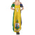 Custom Saint Vincent and the Grenadines Football Summer Maxi Dress Go Champions Vincy Heat - Wonder Print Shop