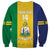 Custom Saint Vincent and the Grenadines Football Sweatshirt Go Champions Vincy Heat - Wonder Print Shop