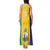 Custom Saint Vincent and the Grenadines Football Tank Maxi Dress Go Champions Vincy Heat - Wonder Print Shop