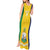 Custom Saint Vincent and the Grenadines Football Tank Maxi Dress Go Champions Vincy Heat - Wonder Print Shop