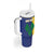 Custom Saint Vincent and the Grenadines Football Tumbler With Handle Go Champions Vincy Heat - Wonder Print Shop