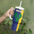 Custom Saint Vincent and the Grenadines Football Tumbler With Handle Go Champions Vincy Heat - Wonder Print Shop