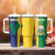 Custom Saint Vincent and the Grenadines Football Tumbler With Handle Go Champions Vincy Heat - Wonder Print Shop