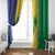 Custom Saint Vincent and the Grenadines Football Window Curtain Go Champions Vincy Heat - Wonder Print Shop