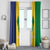 Custom Saint Vincent and the Grenadines Football Window Curtain Go Champions Vincy Heat - Wonder Print Shop