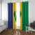 Custom Saint Vincent and the Grenadines Football Window Curtain Go Champions Vincy Heat - Wonder Print Shop