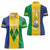 Custom Saint Vincent and the Grenadines Football Women Polo Shirt Go Champions Vincy Heat - Wonder Print Shop