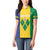 Custom Saint Vincent and the Grenadines Football Women Polo Shirt Go Champions Vincy Heat - Wonder Print Shop