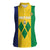 Custom Saint Vincent and the Grenadines Football Women Sleeveless Polo Shirt Go Champions Vincy Heat - Wonder Print Shop