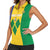 Custom Saint Vincent and the Grenadines Football Women Sleeveless Polo Shirt Go Champions Vincy Heat - Wonder Print Shop