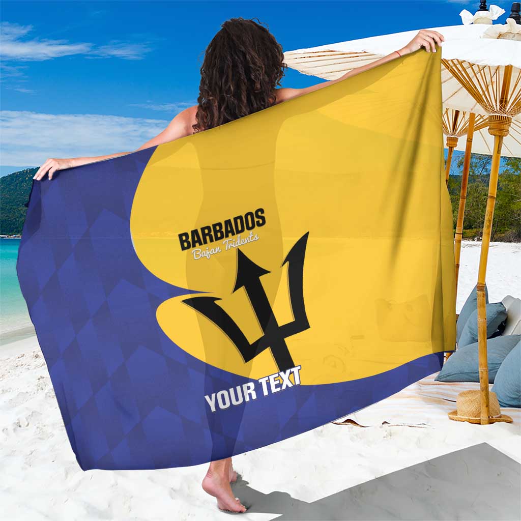 Custom Barbados Football Sarong Go Champions Bajan Tridents