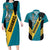 Custom Bahamas Football Couples Matching Long Sleeve Bodycon Dress and Hawaiian Shirt Go Bahamian Slayersz