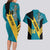 Custom Bahamas Football Couples Matching Long Sleeve Bodycon Dress and Hawaiian Shirt Go Bahamian Slayersz