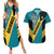 Custom Bahamas Football Couples Matching Summer Maxi Dress and Hawaiian Shirt Go Bahamian Slayersz