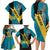 Custom Bahamas Football Family Matching Long Sleeve Bodycon Dress and Hawaiian Shirt Go Bahamian Slayersz - Wonder Print Shop