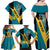 Custom Bahamas Football Family Matching Off Shoulder Maxi Dress and Hawaiian Shirt Go Bahamian Slayersz - Wonder Print Shop