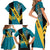 Custom Bahamas Football Family Matching Short Sleeve Bodycon Dress and Hawaiian Shirt Go Bahamian Slayersz - Wonder Print Shop