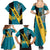 Custom Bahamas Football Family Matching Summer Maxi Dress and Hawaiian Shirt Go Bahamian Slayersz - Wonder Print Shop