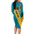 Custom Bahamas Football Long Sleeve Bodycon Dress Go Bahamian Slayersz - Wonder Print Shop