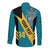 Custom Bahamas Football Long Sleeve Button Shirt Go Bahamian Slayersz