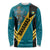 Custom Bahamas Football Long Sleeve Shirt Go Bahamian Slayersz - Wonder Print Shop