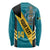 Custom Bahamas Football Long Sleeve Shirt Go Bahamian Slayersz - Wonder Print Shop