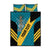 Custom Bahamas Football Quilt Bed Set Go Bahamian Slayersz - Wonder Print Shop