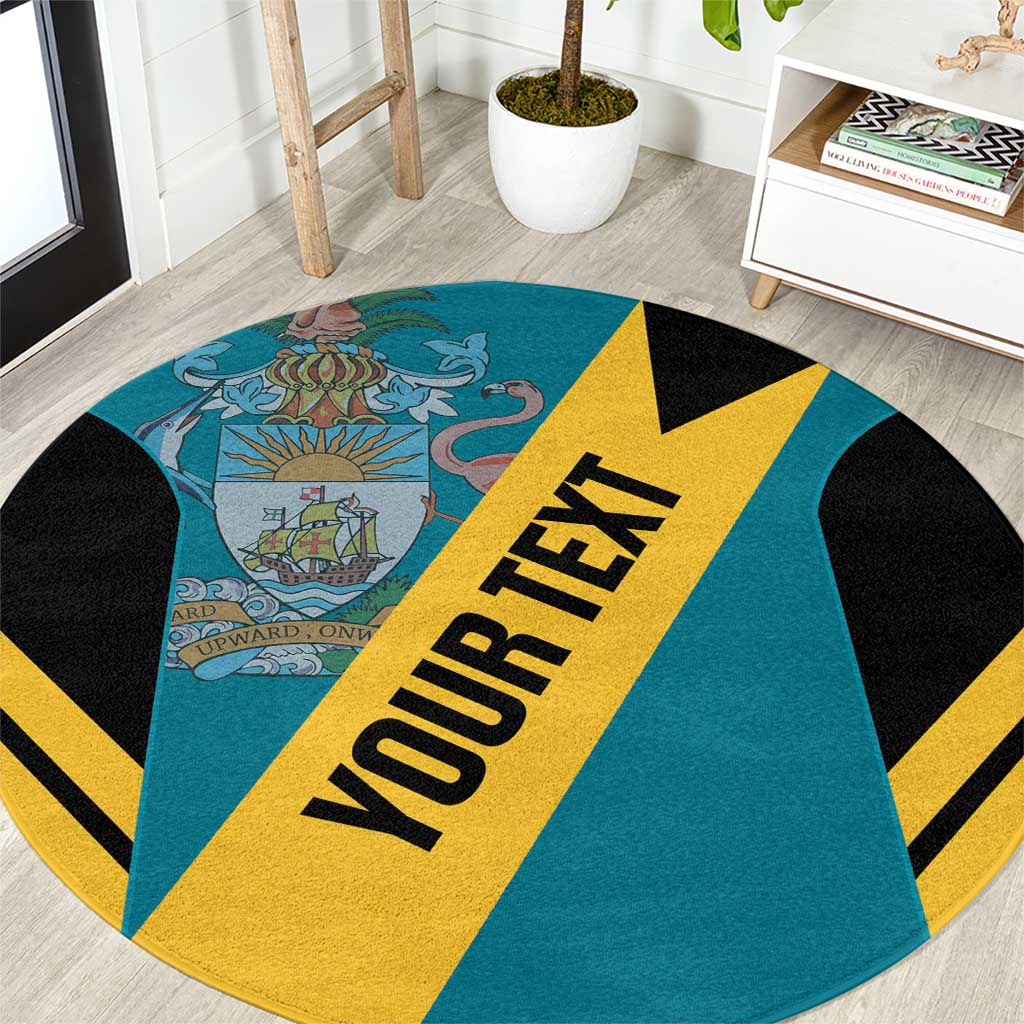 Custom Bahamas Football Round Carpet Go Bahamian Slayersz - Wonder Print Shop