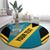 Custom Bahamas Football Round Carpet Go Bahamian Slayersz - Wonder Print Shop