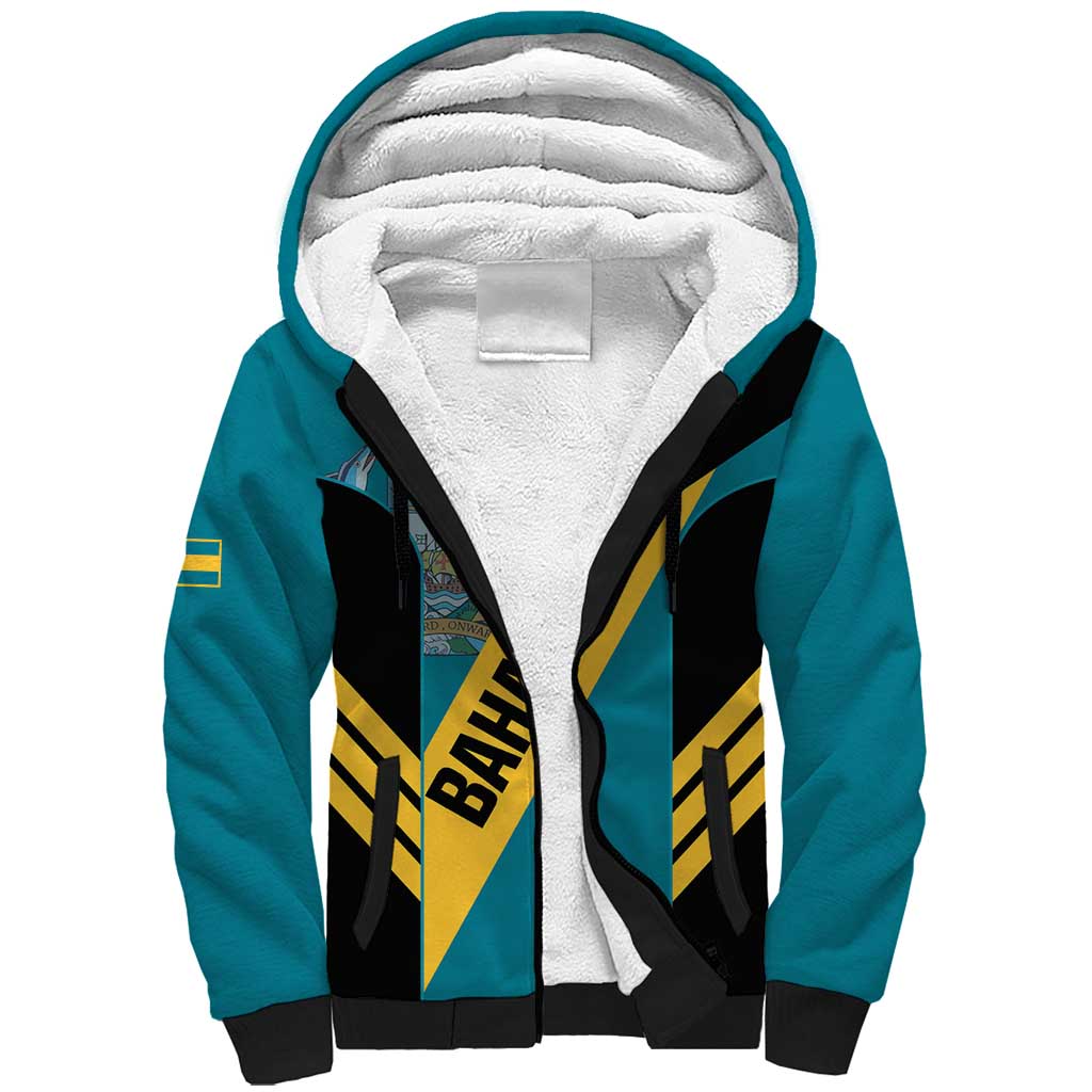 Custom Bahamas Football Sherpa Hoodie Go Bahamian Slayersz - Wonder Print Shop