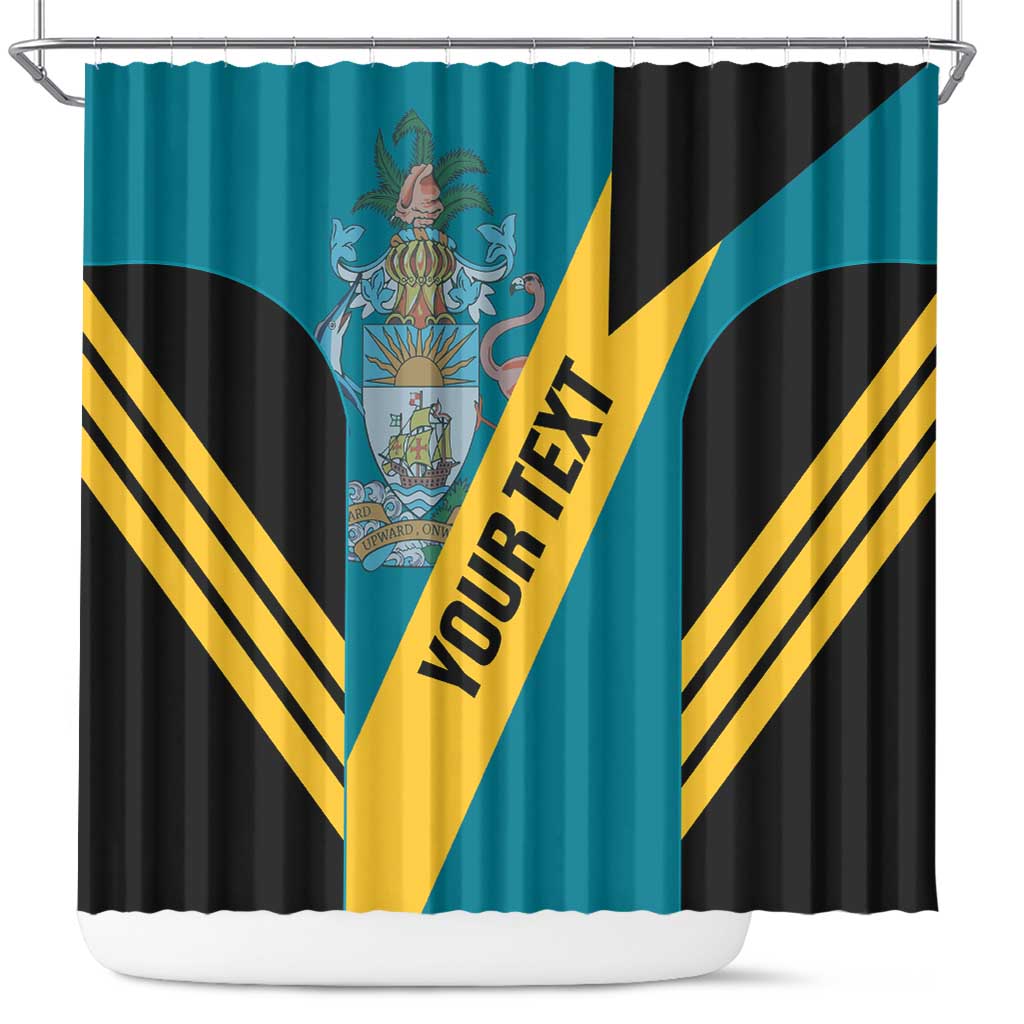 Custom Bahamas Football Shower Curtain Go Bahamian Slayersz - Wonder Print Shop