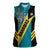 Custom Bahamas Football Women Sleeveless Polo Shirt Go Bahamian Slayersz - Wonder Print Shop