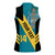 Custom Bahamas Football Women Sleeveless Polo Shirt Go Bahamian Slayersz - Wonder Print Shop