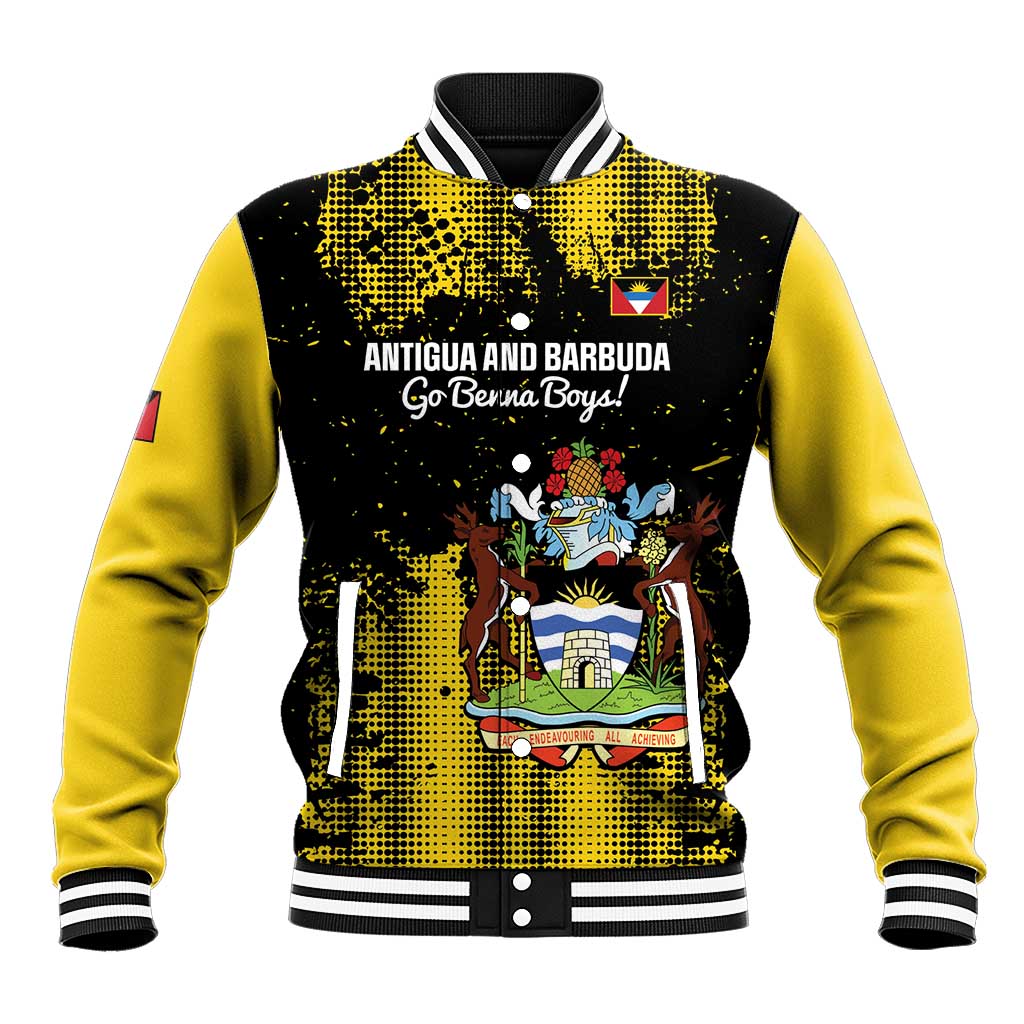 Custom Antigua and Barbuda Football Baseball Jacket Go Benna Boys