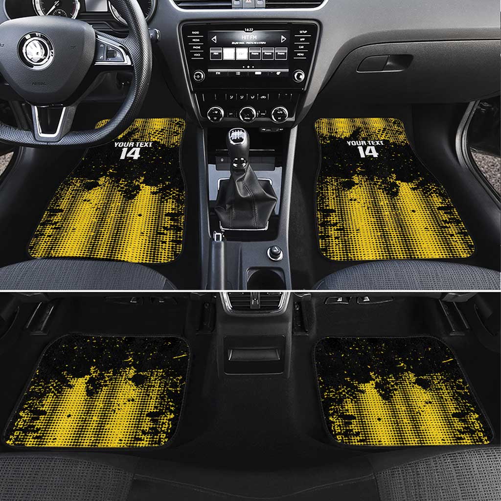 Custom Antigua and Barbuda Football Car Mats Go Benna Boys - Wonder Print Shop