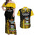 Custom Antigua and Barbuda Football Couples Matching Off Shoulder Maxi Dress and Hawaiian Shirt Go Benna Boys