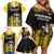 Custom Antigua and Barbuda Football Family Matching Off Shoulder Short Dress and Hawaiian Shirt Go Benna Boys - Wonder Print Shop