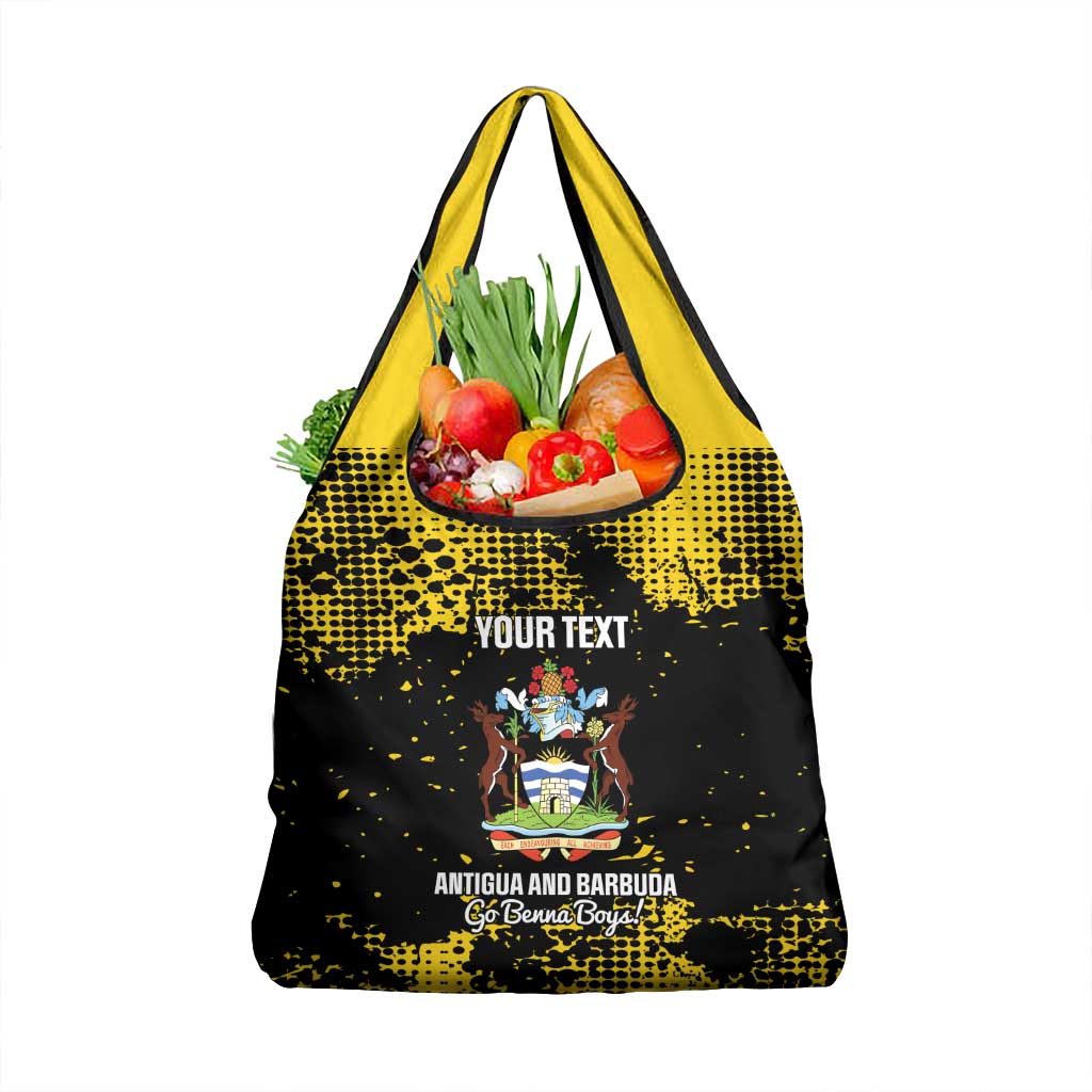 Custom Antigua and Barbuda Football Grocery Bag Go Benna Boys