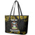 Custom Antigua and Barbuda Football Leather Tote Bag Go Benna Boys