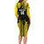 Custom Antigua and Barbuda Football Long Sleeve Bodycon Dress Go Benna Boys - Wonder Print Shop