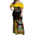 Custom Antigua and Barbuda Football Off Shoulder Maxi Dress Go Benna Boys - Wonder Print Shop