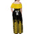 Custom Antigua and Barbuda Football Off Shoulder Maxi Dress Go Benna Boys - Wonder Print Shop