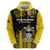 Custom Antigua and Barbuda Football Zip Hoodie Go Benna Boys - Wonder Print Shop