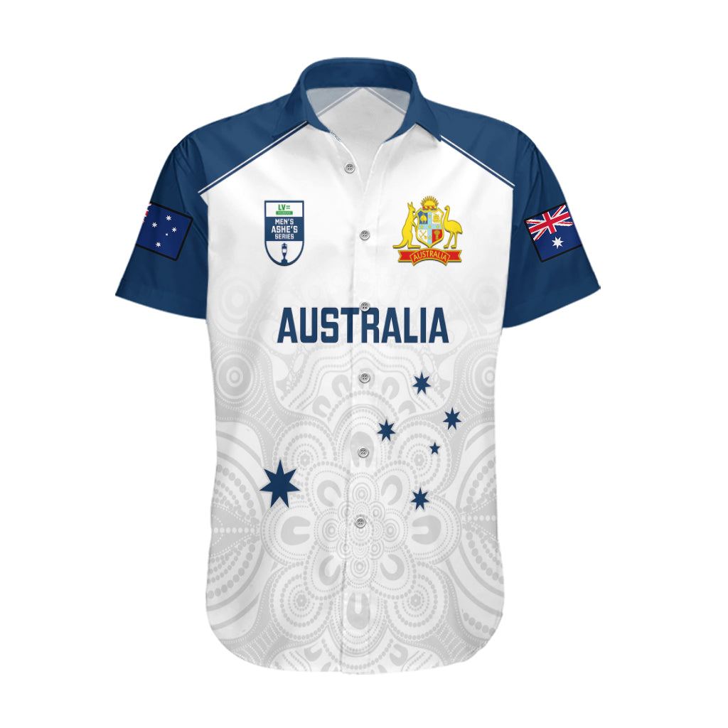 Australia Cricket Hawaiian Shirt 2023 Ashes Go Aussie Indigenous Art - Wonder Print Shop