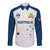 Australia Cricket Long Sleeve Button Shirt 2023 Ashes Go Aussie Indigenous Art - Wonder Print Shop