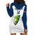 Personalised Australia Cricket Hoodie Dress 2023 Ashes Go Aussie Indigenous Art - Wonder Print Shop