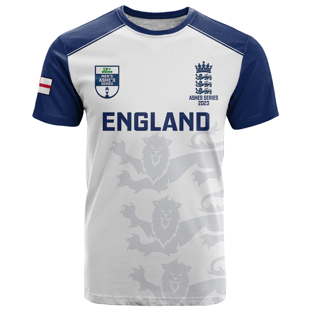 England Cricket T Shirt 2023 Ashes Sporty Version LT14 Wonder