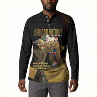 African Nations 2026 World Football Custom Button Sweatshirt We All Make History