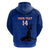 Custom Haiti Football Hoodie Les Grenadieres 2023 World Cup Blue Version - Wonder Print Shop